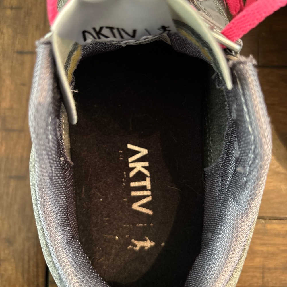 Adidas Women's Gray and Pink Athletic Shoes - Picture 6 of 10